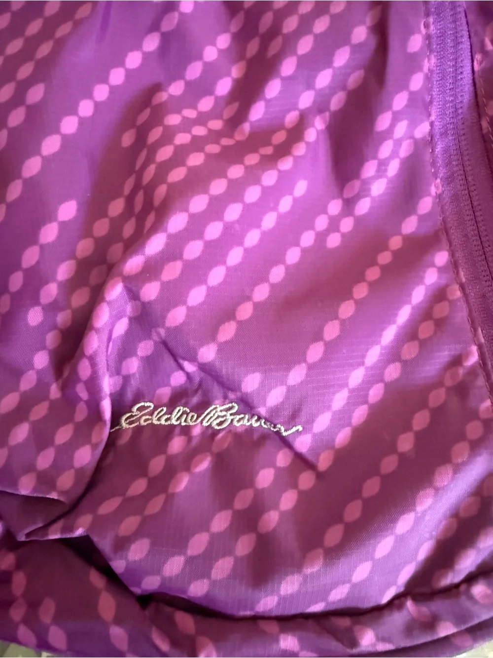 Eddie Bauer Purple Sling Backpack